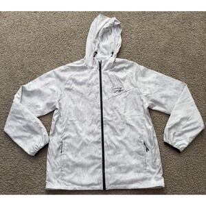 SUNDAY SWAGGER Full Zip Hooded Jacket Men's XL Gray Golf Performance Wind Rain